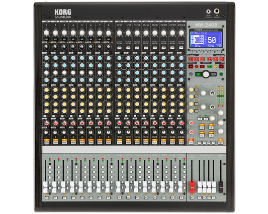 Korg MW-2408 BK Hybrid Analog/Digital Audio Mixer