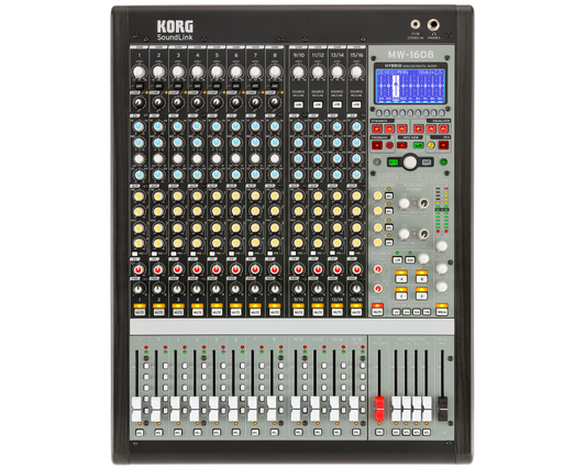 Korg MW-1608 BK Hybrid Analog/Digital Audio Mixer