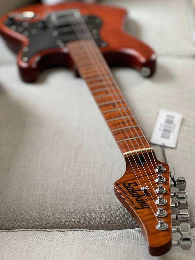 Soloking MS-1 FM Artisan Elite with Roasted Flame Neck - Caramel