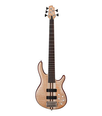 Cort A5 Plus FMMH OPN Artisan Series 5 String Electric Bass Guitar - Open Pore Natural