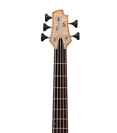 Cort A5 Plus FMMH OPN Artisan Series 5 String Electric Bass Guitar - Open Pore Natural