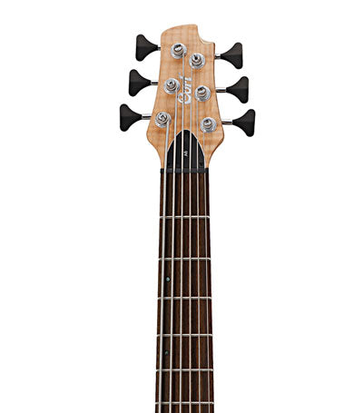 Cort A6 Plus FMMH OPN Artisan Series 6 String Electric Bass Guitar - Open Pore Natural