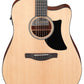 Ibanez AAD50CE LG Acoustic-Electric Guitar - Natural Low Gloss