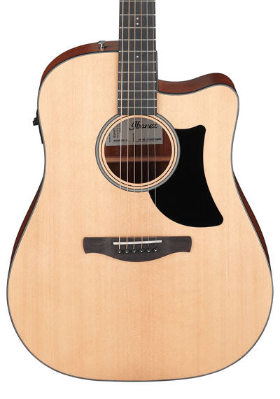 Ibanez AAD50CE LG Acoustic-Electric Guitar - Natural Low Gloss