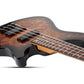 Schecter Standard Series C-4 STANDARD Electric Bass Guitar - Tobacco Burl