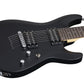 Schecter C-7 DELUXE Electric Guitar - Satin Black (SBK)