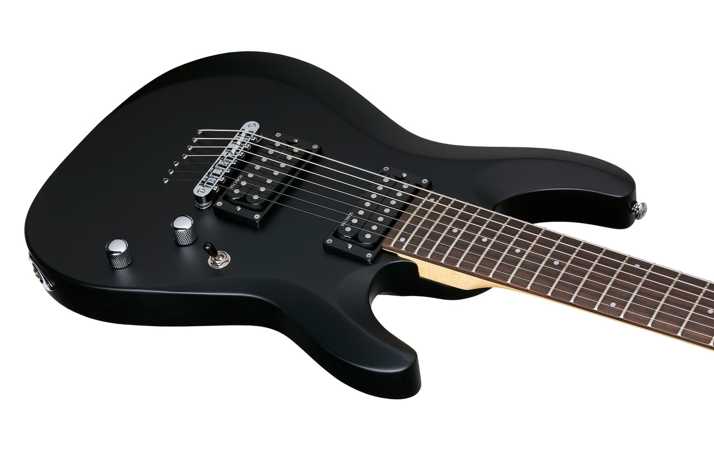 Schecter C-7 DELUXE Electric Guitar - Satin Black (SBK)