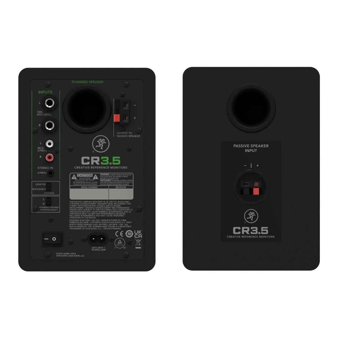 Mackie CR3.5 3.5" Powered Studio Monitors With Tone Control