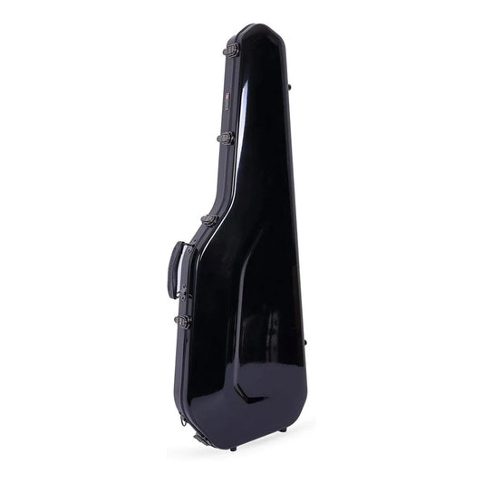 Crossrock CRF2020GSTBK Fiberglass Case for Telecaster and Stratocaster Style in Electric Guitars - Black