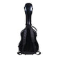 Crossrock CRF-2020 DBK Deluxe Fiberglass Dreadnought Guitar Case - Black