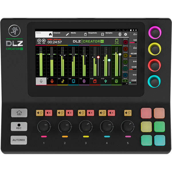 Mackie DLZ Creator XS - Adaptive Digital Mixer for Podcasting and Streaming