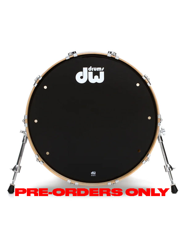 DW Collector's Series Custom Graphics 5-piece Shell Pack - Rally Stripe with Chrome Hardware