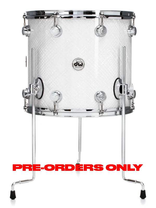 DW Collector's Series 5-piece Shell Pack - White Crystal FinishPly