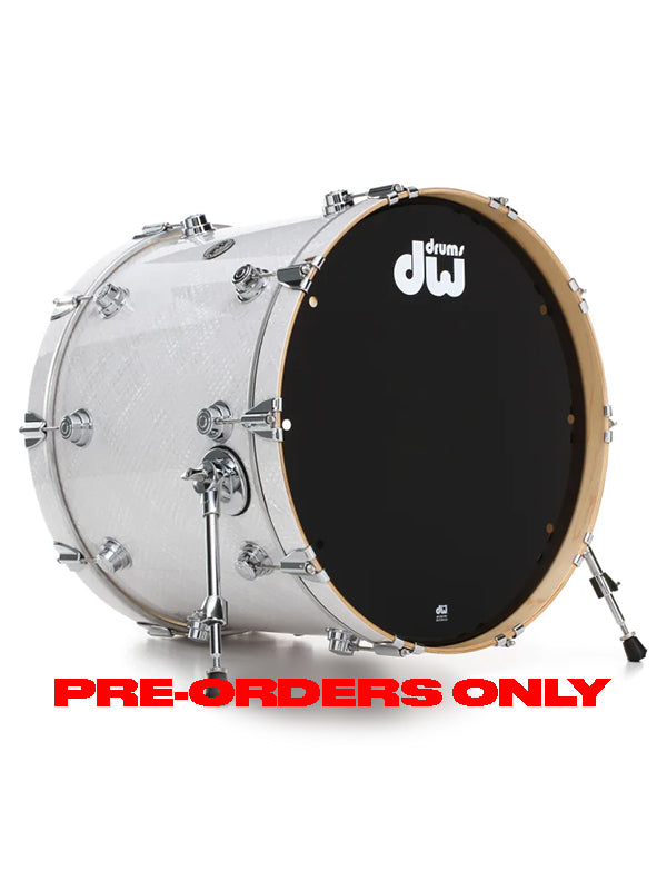 DW Collector's Series 5-piece Shell Pack - White Crystal FinishPly