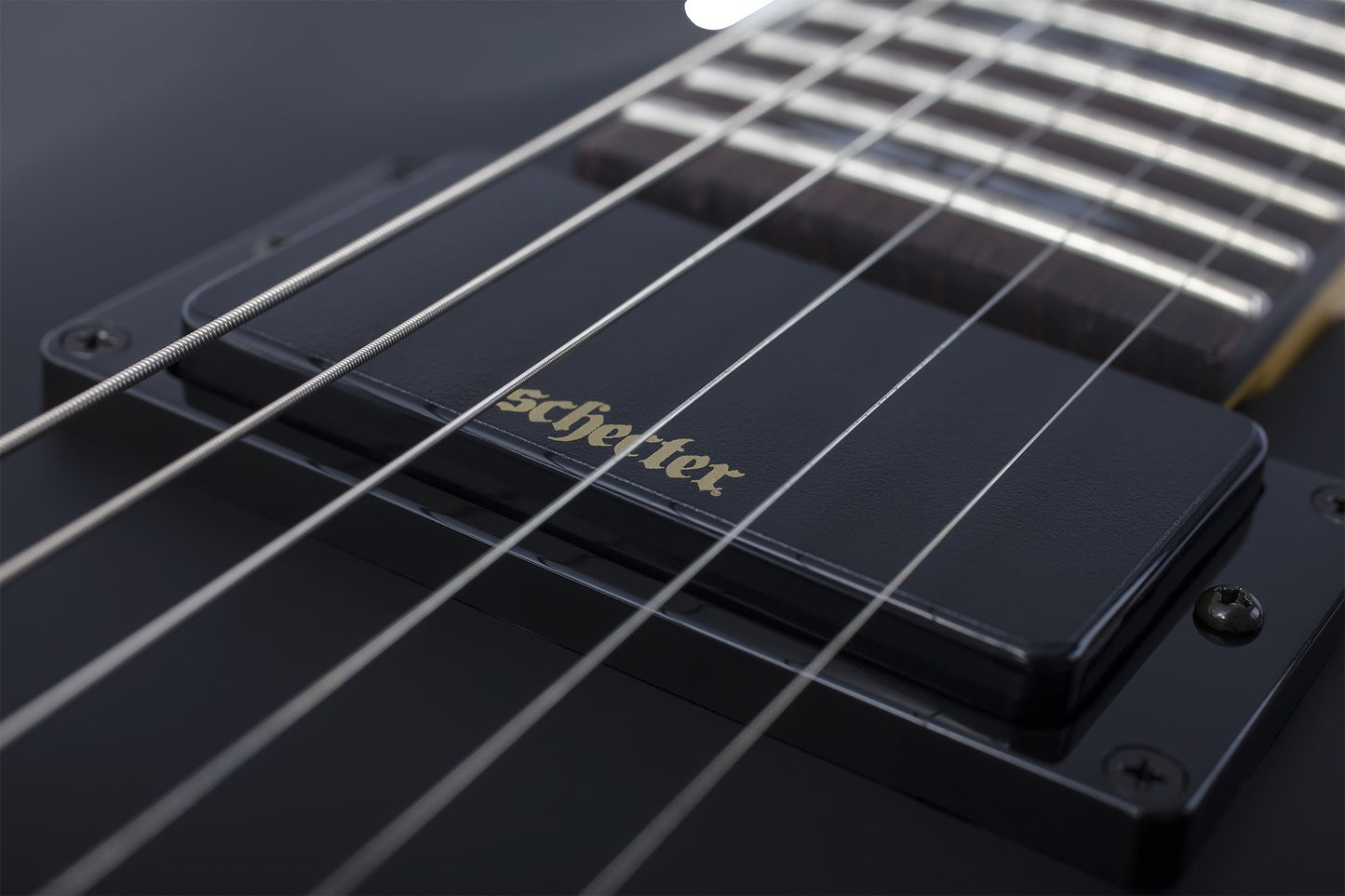 Schecter DEMON-6 Electric Guitar - Aged Black Satin