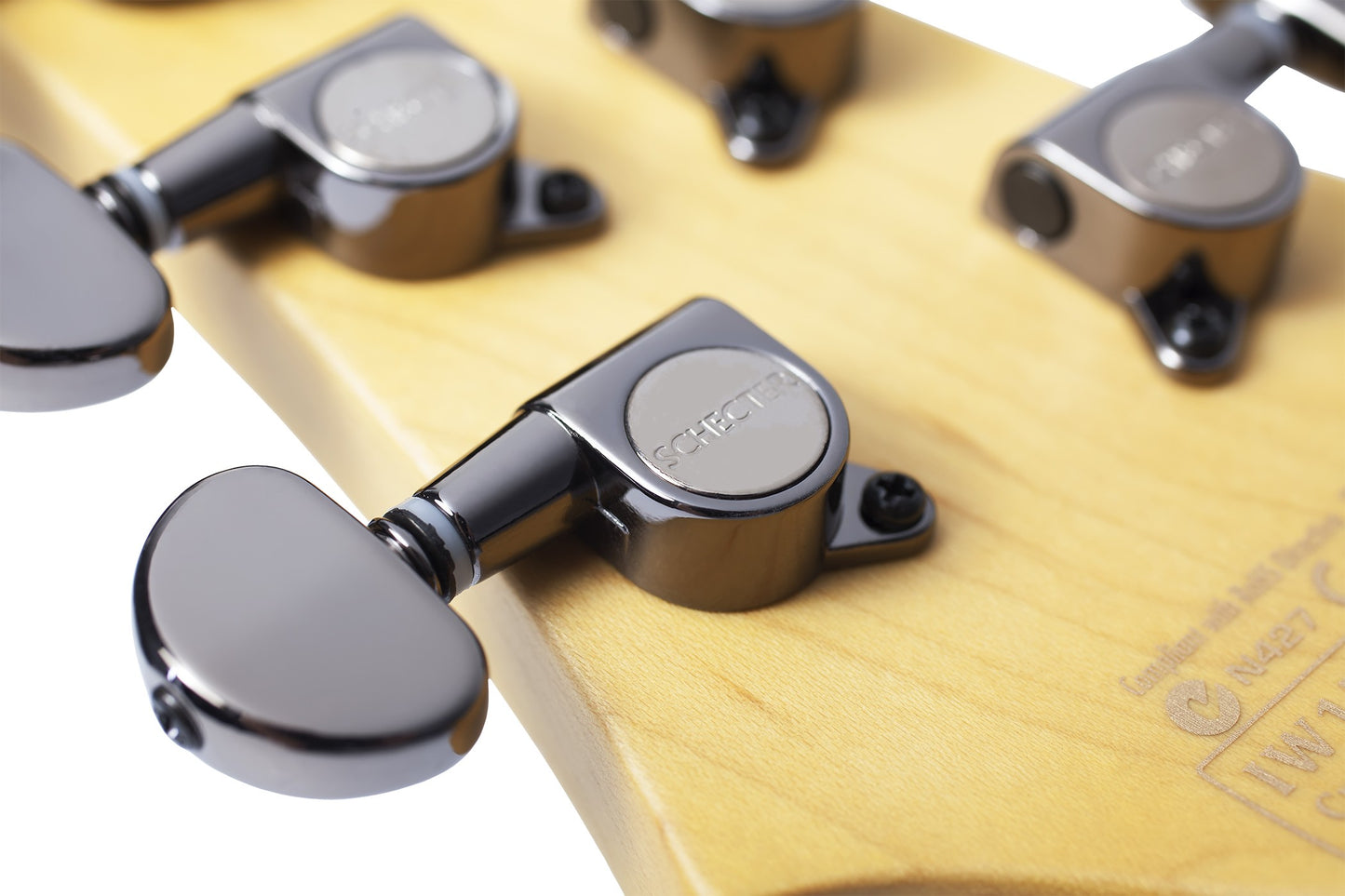 Schecter DEMON-6 Electric Guitar - Aged Black Satin