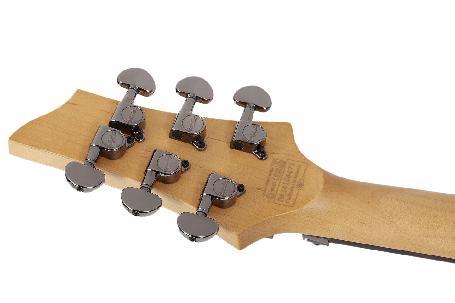 Schecter DEMON-6 FR -S Electric Guitar - Aged Black Satin