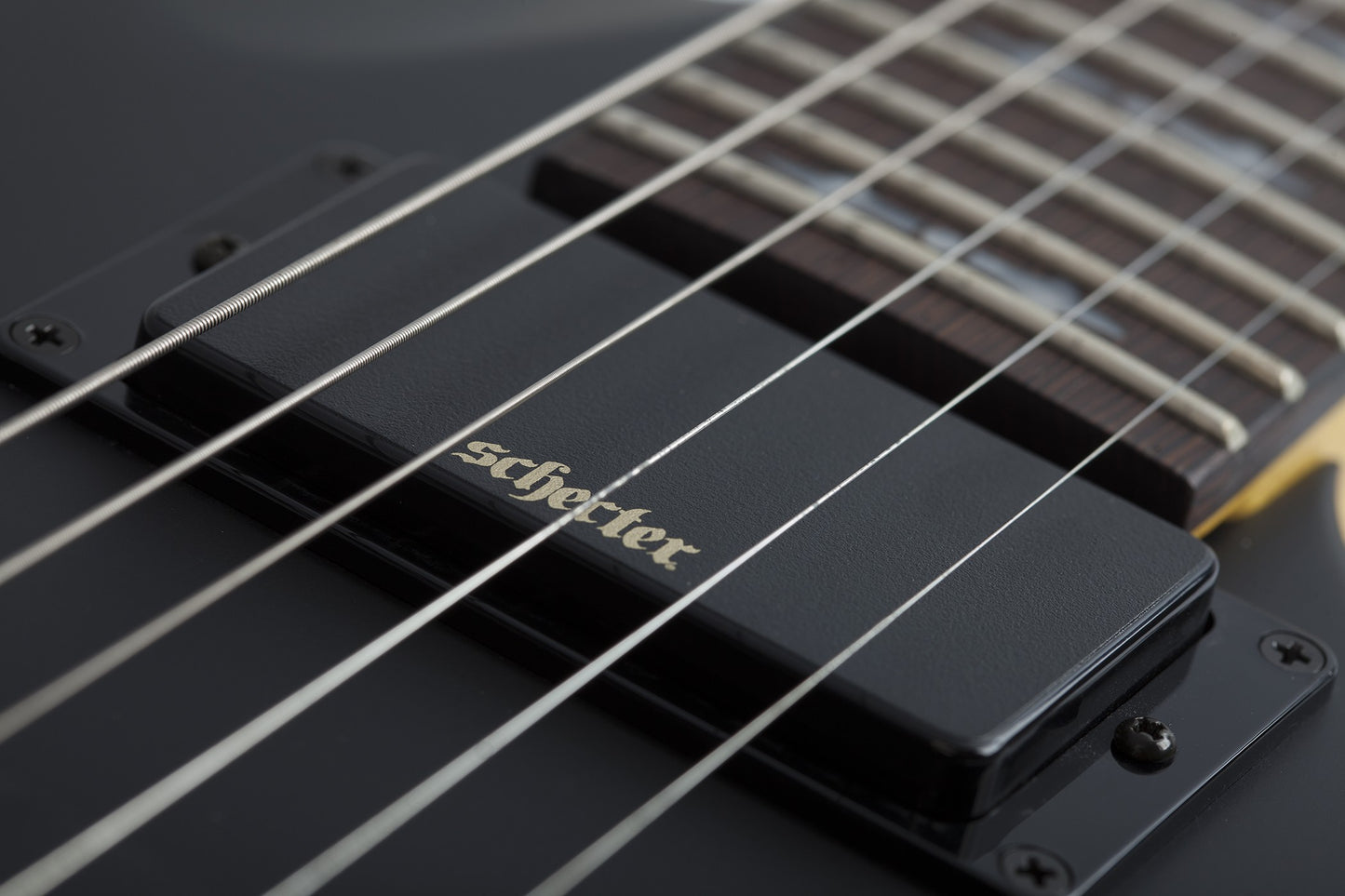 Schecter DEMON-6 FR Electric Guitar - Aged Black Satin