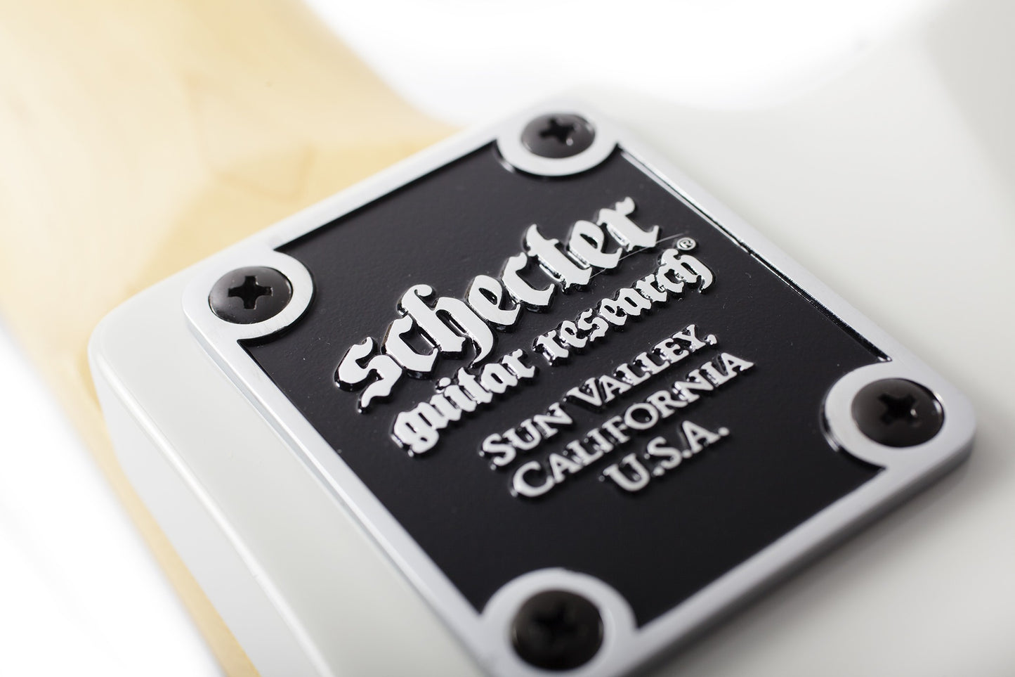 Schecter Demon Series DEMON-7 Electric Guitar - Vintage White