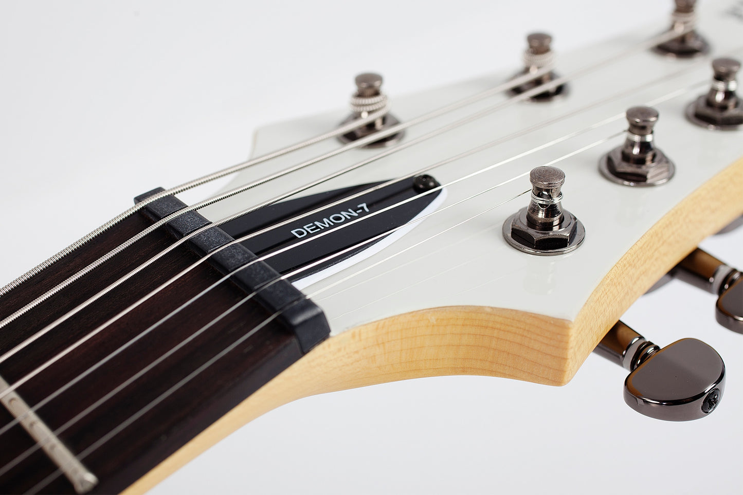 Schecter Demon Series DEMON-7 Electric Guitar - Vintage White