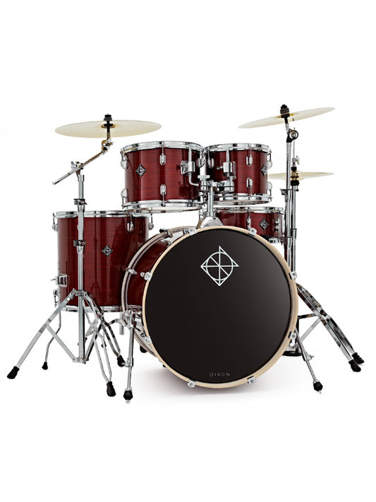Dixon PODSP522-BCRD Spark Acoustic Drum Kit With Hardware - Cyclone Red