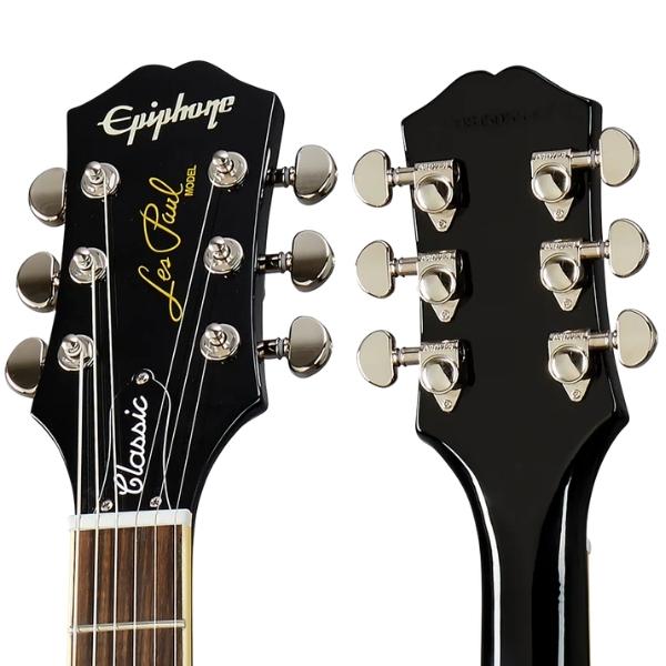 Epiphone EILOEBNH1 Les Paul Classic Electric Guitar - Ebony