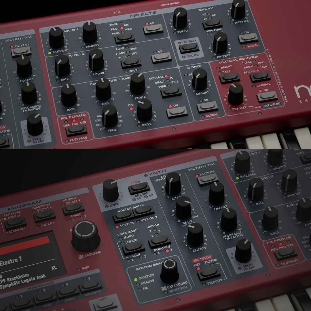 Nord Electro 7 73 - 73-Note Semi-Weighted Waterfall Keybed