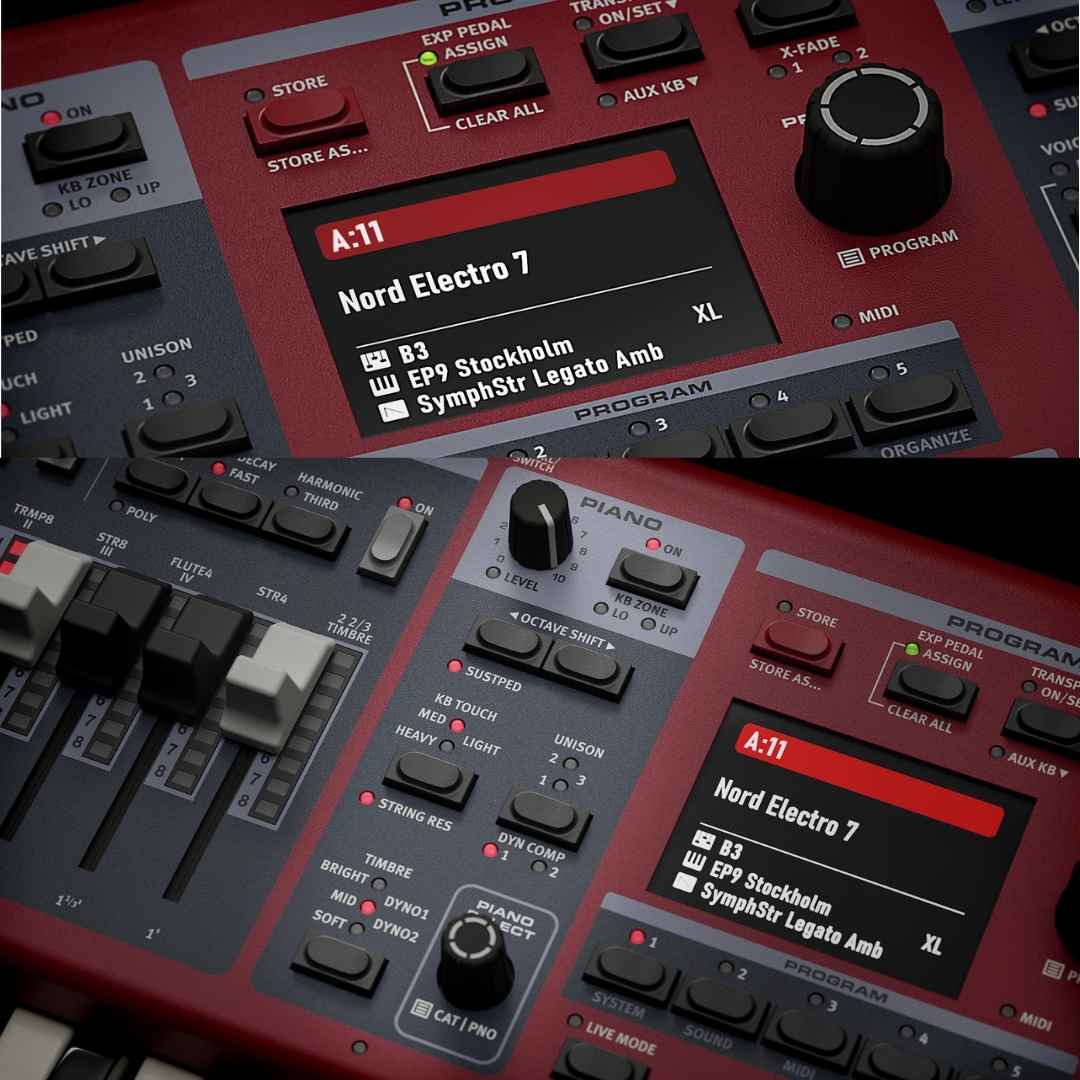 Nord Electro 7 73 - 73-Note Semi-Weighted Waterfall Keybed