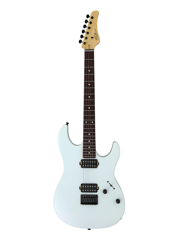 FGN BOS2-R-HH Odyssey Series Boundary Electric Guitar - Snow White SWH