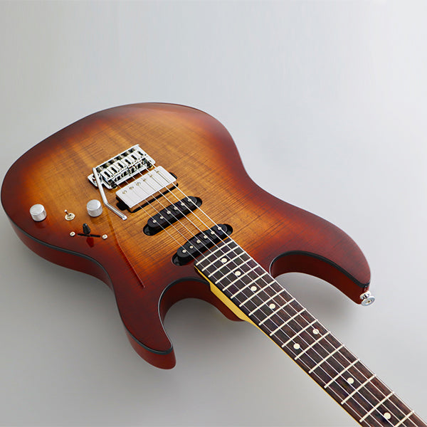 FGN JOS2-DU-EW2-R Odyssey Series J Standard Electric Guitar - Koa Natural Burst KNB