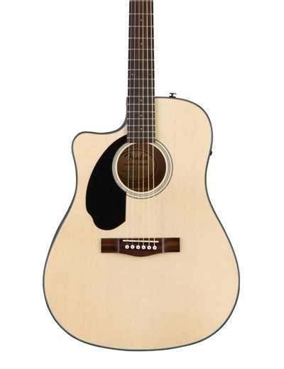 Fender Acoustic Guitar with Cutaway Electronics CD60SCE Natural Lefty