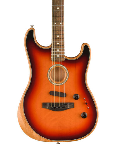 Fender American Acoustasonic Stratocaster Acoustic-electric Guitar - 3-Color Sunburst