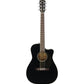 Fender CC60SCE Concert Cutaway Electronics Acoustic Guitar - Black