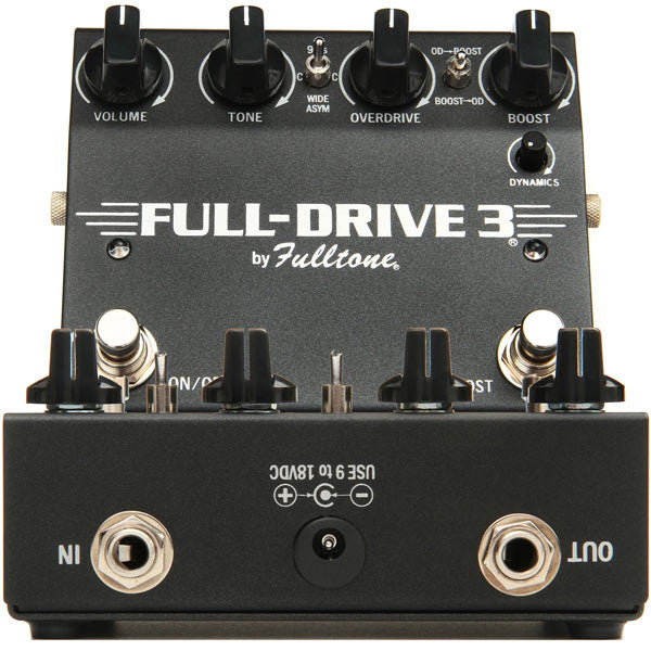 Fulltone Full-Drive3 Jfet OD With Separate Clean Channel Guitar Effect Pedal