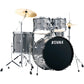 Tama ST52H5-CSS Stagestar 22" 5pc Drum Set with Hardware & Throne & Pluto Cymbals - Cosmic Silver Sparkle