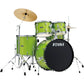 Tama ST52H5-LGS Stagestar 22" 5pc Drum Set with Hardware & Throne & Pluto Cymbals - Lime Green Sparkle