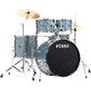 Tama ST52H5-SEM Stagestar 22" 5pc Drum Set with Hardware & Throne & Pluto Cymbals - Sea Blue Mist