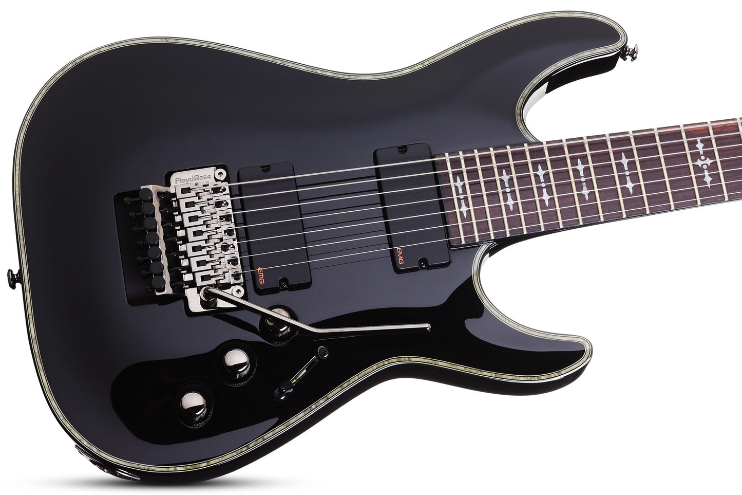 Schecter HELLRAISER C-7 FR Electric Guitar - Black