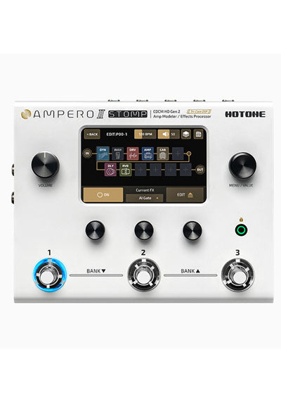 Hotone MP300 Ampero II Amp Modeller & Effects Processor With Adapter