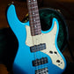 Soloking MJ-1 Roasted Maple Neck Bass Guitar - Lake Placid Blue