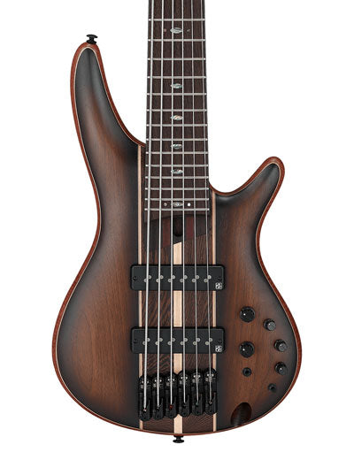 Ibanez Premium SR1356B 6-String Bass Guitar - Dual Mocha Burst Flat