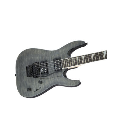 Jackson JS-32Q TBK Dinky DKA Arch Top Electric Guitar - Transparent Black