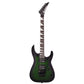 Jackson JS-32Q TGB DKA Dinky Arch Top Electric Guitar - Transparent Green Burst