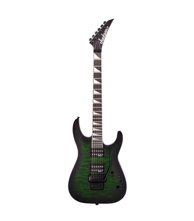 Jackson JS-32Q TGB DKA Dinky Arch Top Electric Guitar - Transparent Green Burst