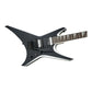 Jackson JS32-Bk W/WH Warrior Electric Guitar - Black With White Bevel