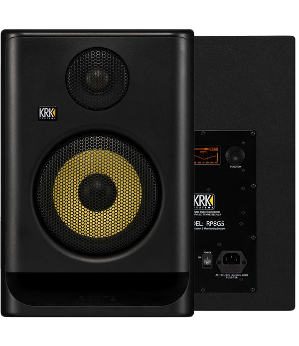 KRK Systems ROKIT 8 Generation 5 Studio Monitor Pair - Black