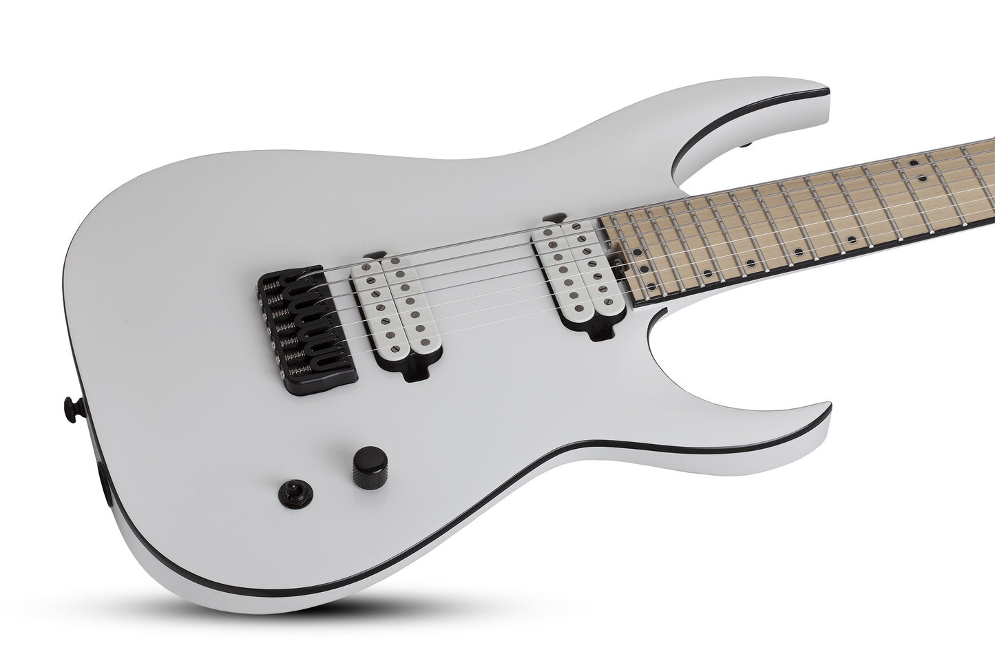Schecter KM-7 MK-III Hybrid Electric Guitar - Snowblind