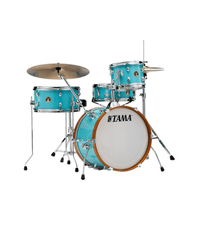 Tama LJK48H4-AQB Club Jam 4pc Drum Set With Hardware & Throne - Aqua Blue