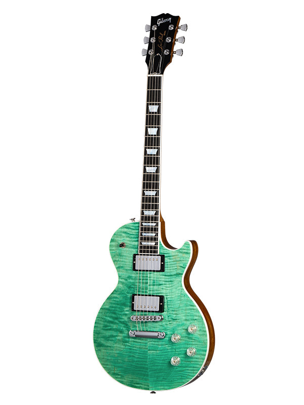 Gibson LPM01SFCH1 Les Paul Modern Figured Electric Guitar - Seafoam Green