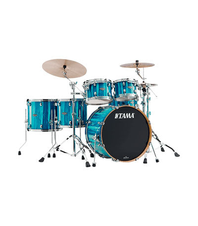 Tama MBS52RZS-SKA + MBSS55-SKA Starclassic Performer 22" 6pc Drum Shell Set - Sky Blue Aurora